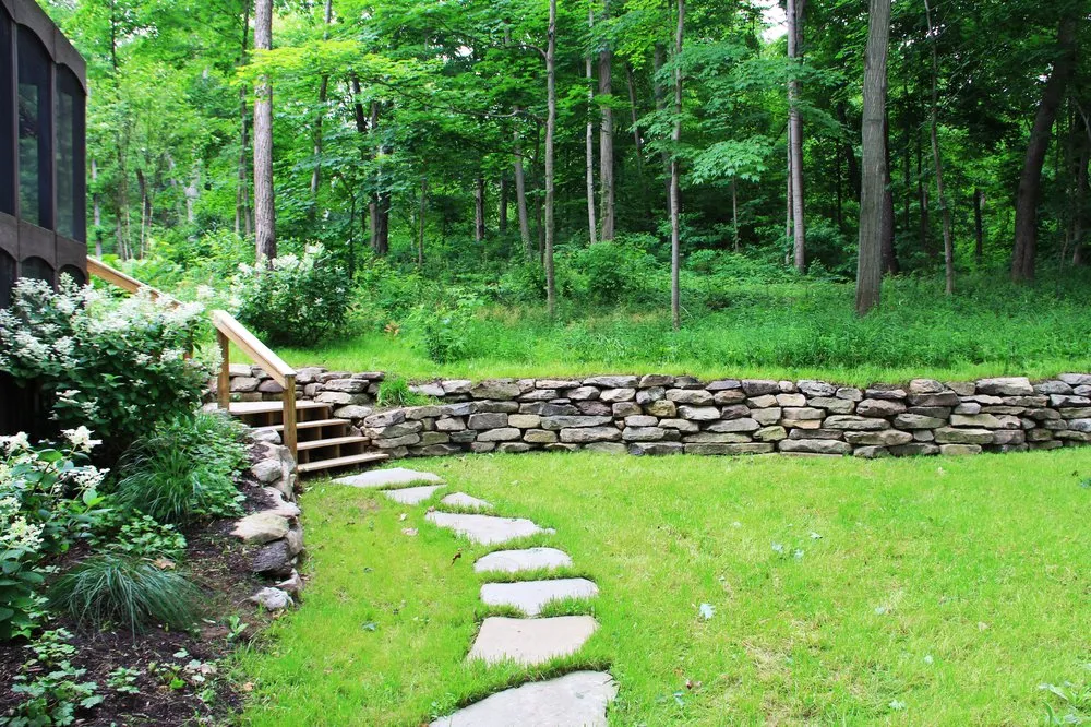 Custom garden landscaping in Niles, MI by Upstream Waters Landscape