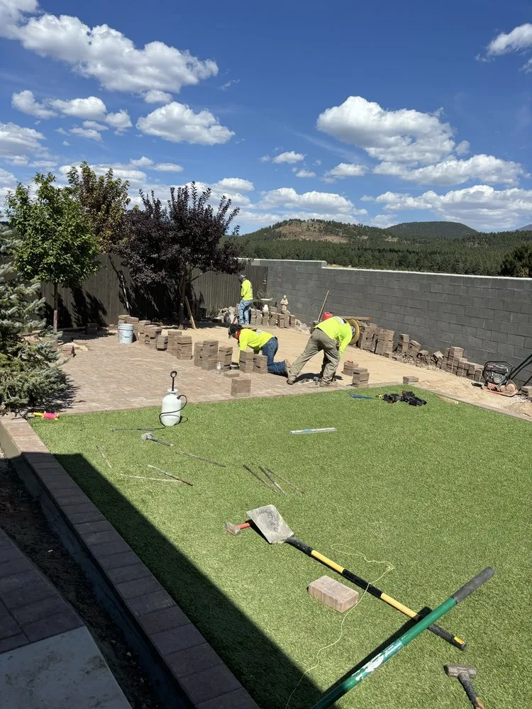 Custom lawn mowing service for homes in Flagstaff, AZ by Ur Home & Landscaping