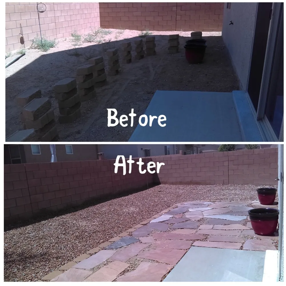 Expert yard cleanup service in Albuquerque, NM by Uranga Landscape & Construction