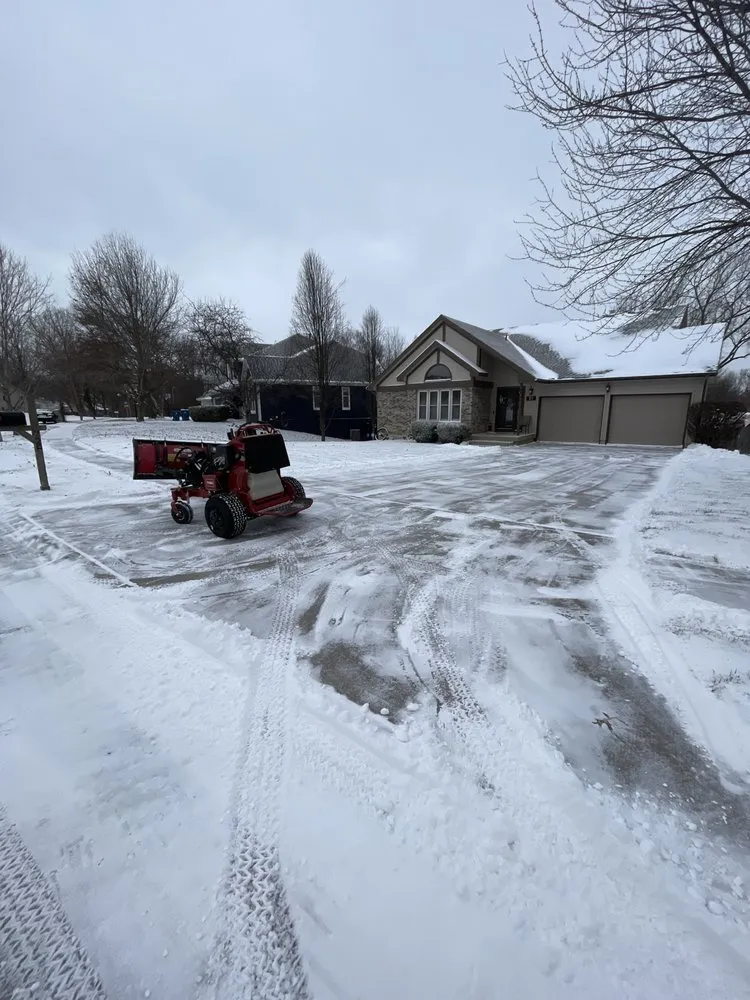 Custom landscape installation in Kansas City, MO by Urban Diamond Lawn