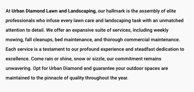 Local landscape installation in Kansas City, MO by Urban Diamond Lawn