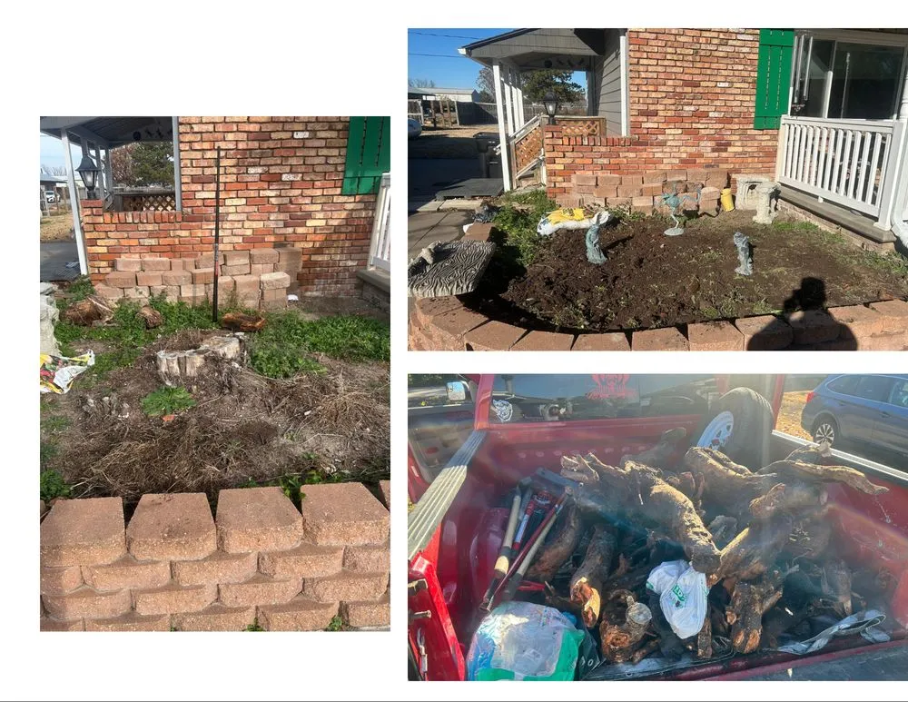 Custom garden landscaping for homes in Salina, KS by Urban Edge Hauling Solutions