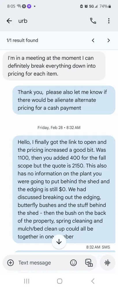 Reliable lawn mowing service with custom design in Valley Green, PA by Urban Edge Property Solutions