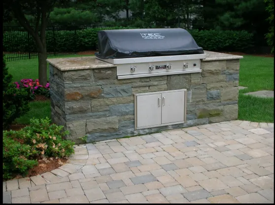 Custom residential landscaping in Franklin Lakes, NJ by Urban Farms Landscape & Design