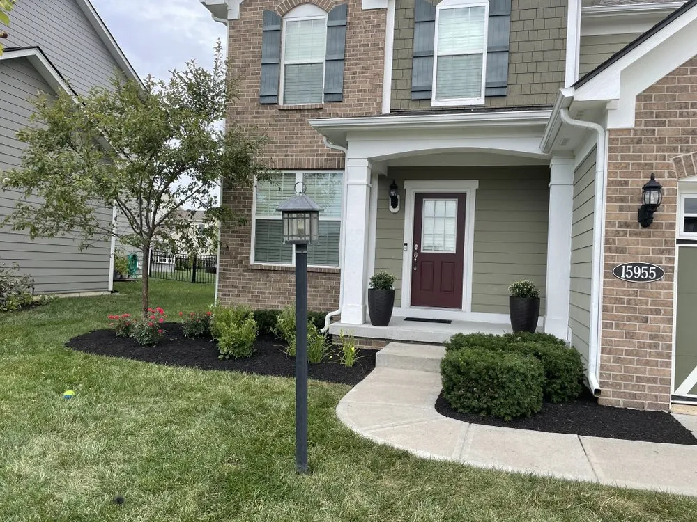 Custom landscape installation for year-round maintenance across Carmel, IN - Urban Goat Landscape