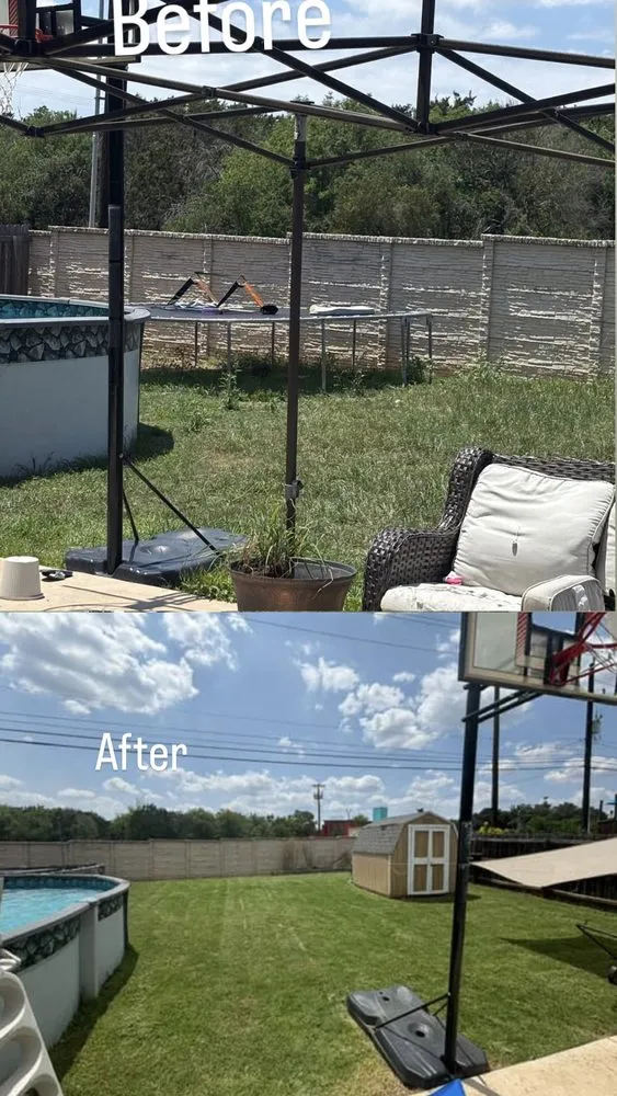 Professional yard maintenance in San Antonio, TX by Urban Landscaping