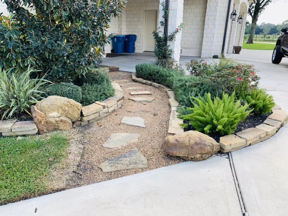 Custom landscape design in Katy, TX - Urban Oasis Landscape