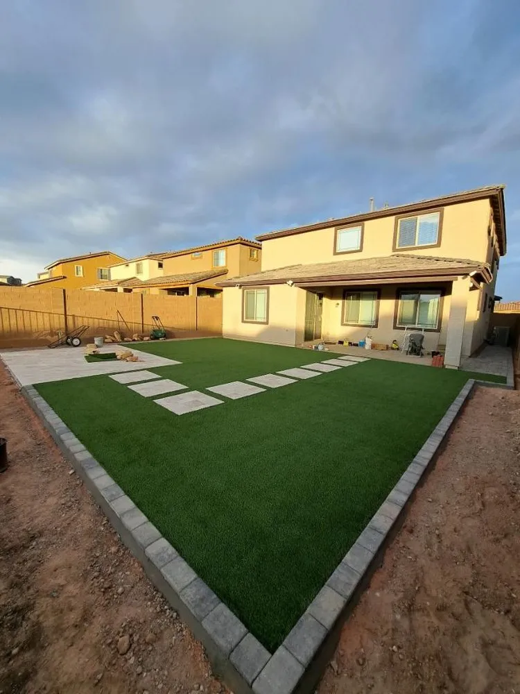 Professional lawn mowing service for residential properties in Phoenix, AZ by Urban Oasis Landscaping & Irrigation
