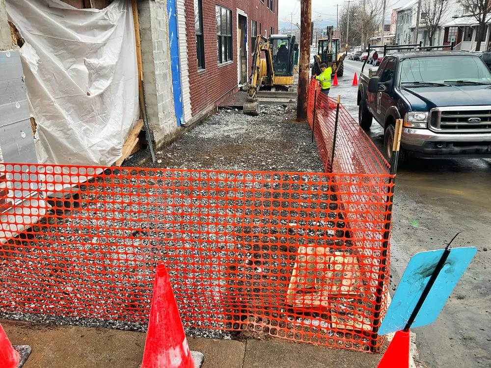 Custom garden landscaping in Allentown, PA by Urban Residential Excavating