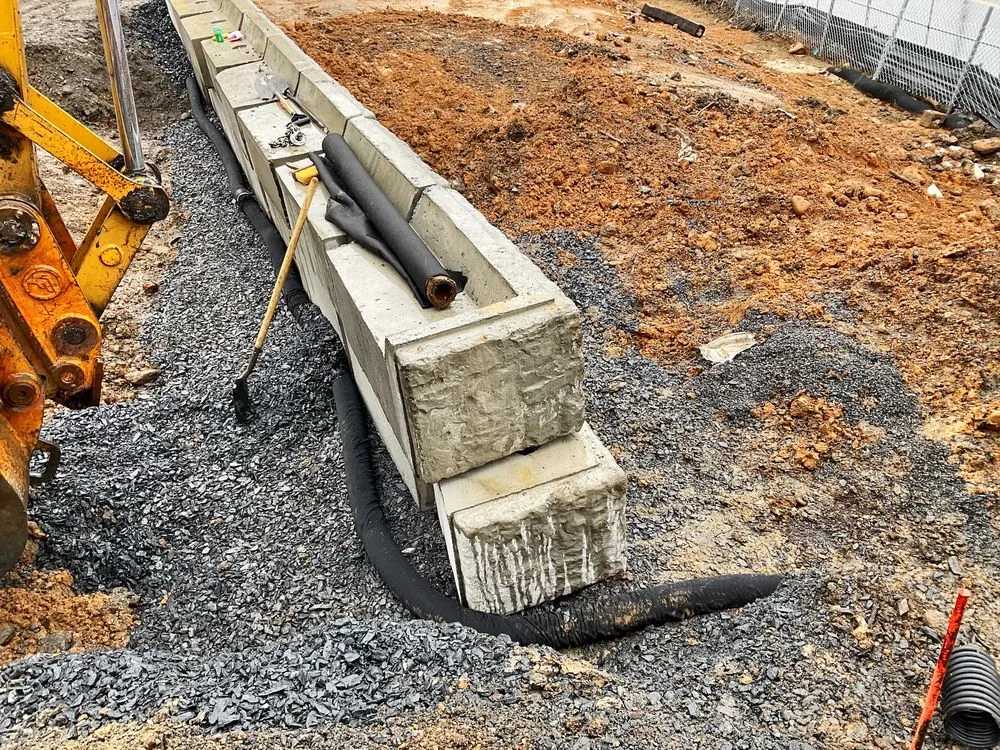 Professional landscape installation in Allentown, PA by Urban Residential Excavating