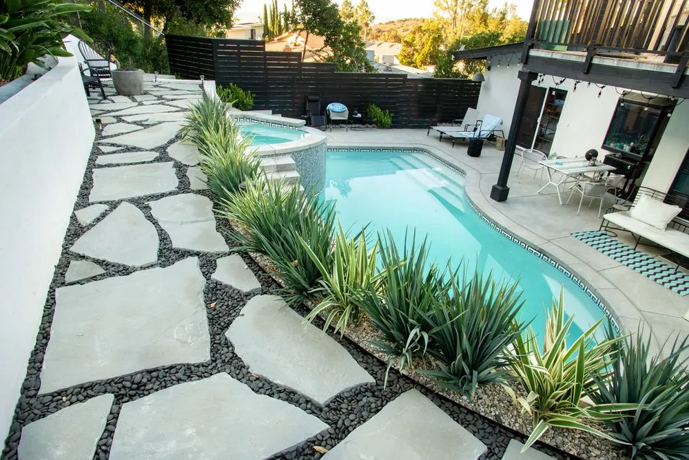 Local landscape installation in Van Nuys, CA - Urban Soil Landscape