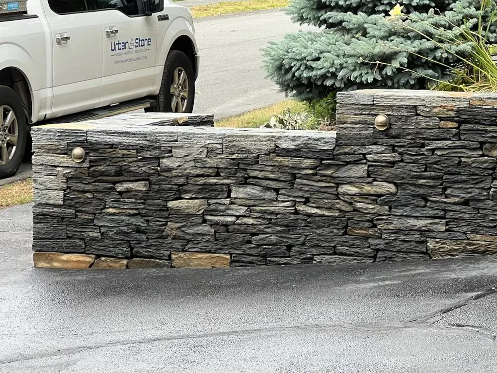 Custom landscape design in Dartmouth, MA by Urban Stone Masonry Construction