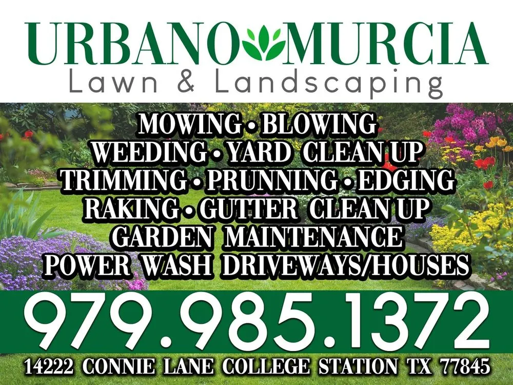 Professional landscape design in College Station, TX - Urbano Murcia Lawn & Landscaping