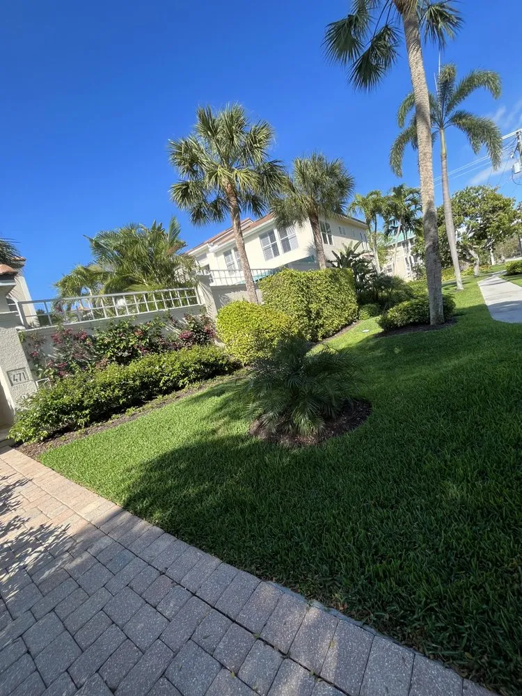 Custom outdoor landscaping for homes across Naples, FL - Urbina Lawn Care