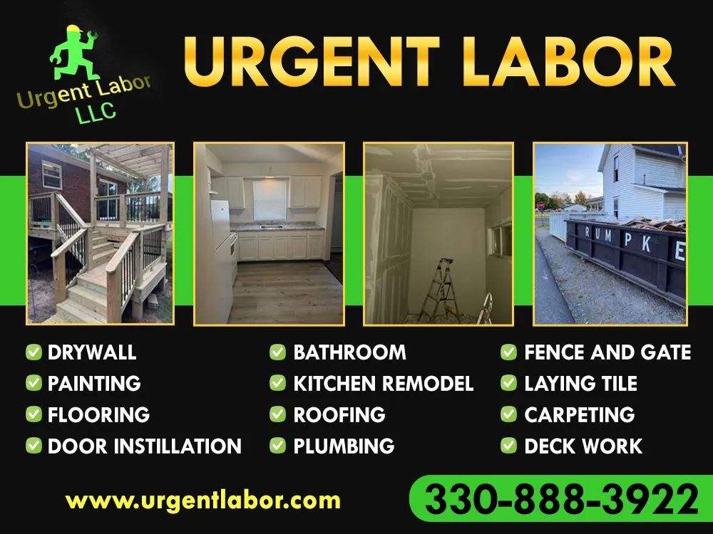 Custom landscape installation for residential properties across Youngstown, OH - Urgent Labor