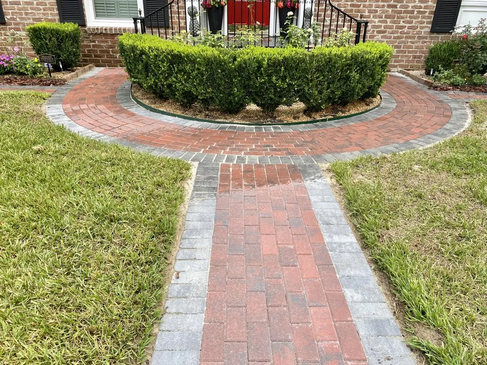 Custom yard cleanup service with custom design across Savannah, GA - Uribe Lawn Care