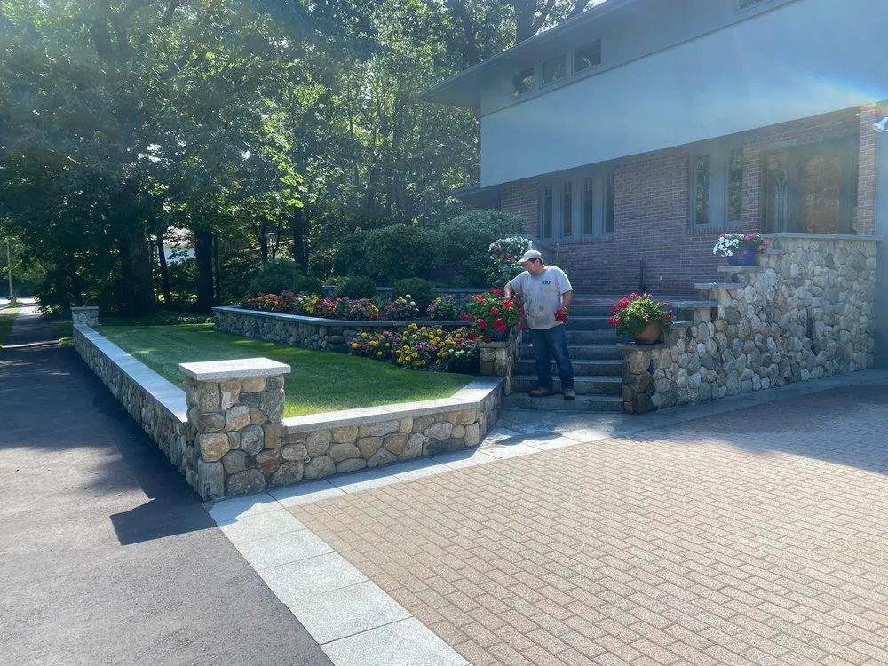 Affordable garden landscaping in Waltham, MA - US Landscaping & Construction