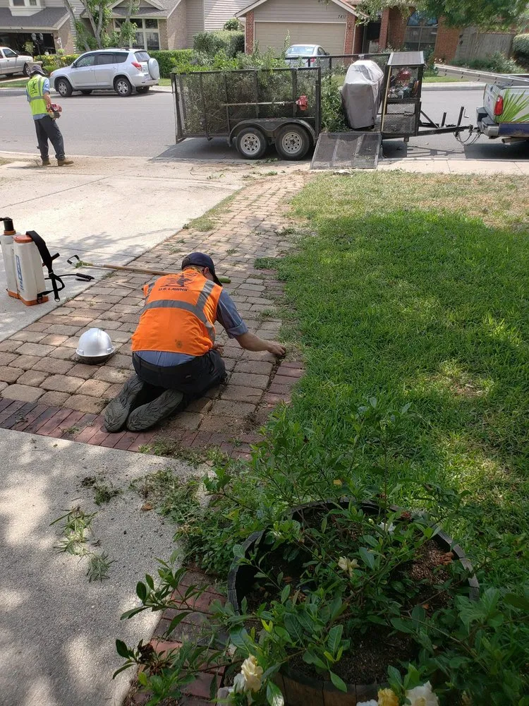 Trusted yard cleanup service with custom design in San Antonio, TX by U.S. Lawns - San Antonio West