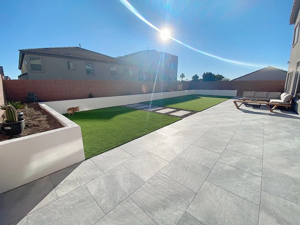 Professional residential landscaping with custom design across Las Vegas, NV - US Turf