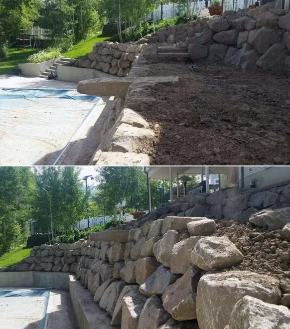 Custom landscape installation in Layton, UT by Utahscapes Landscaping