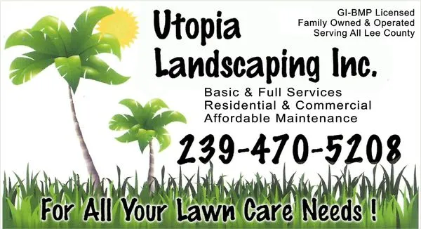 Utopia Landscaping Logo