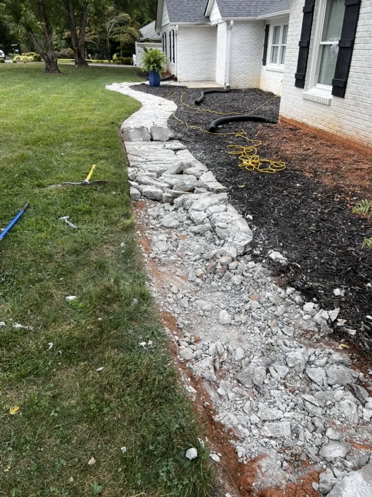 Affordable landscape design for year-round maintenance in Albemarle, NC by Uwharrie Outdoor Services