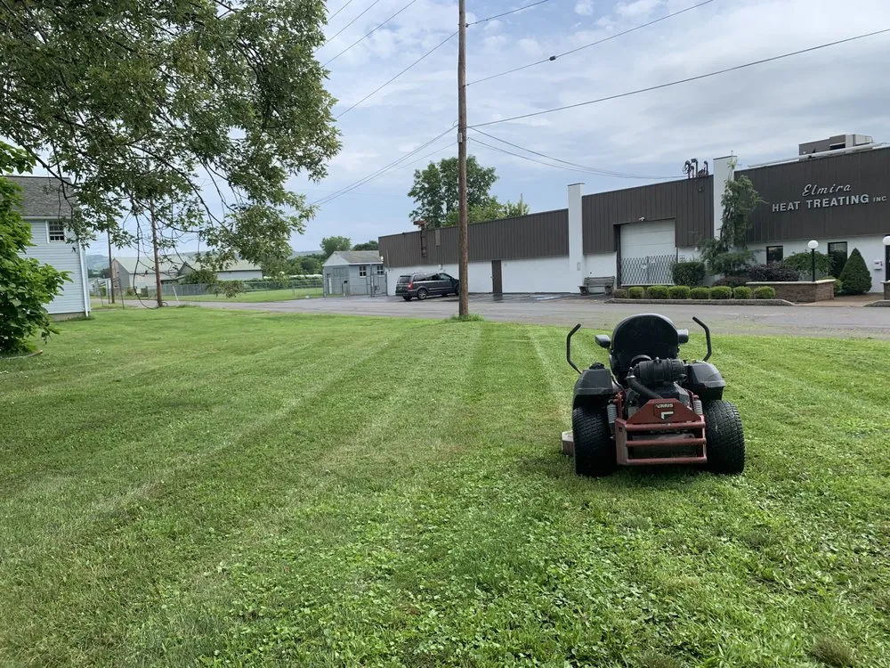 Affordable yard cleanup service with custom design across Gillett, PA - V & F Lawncare