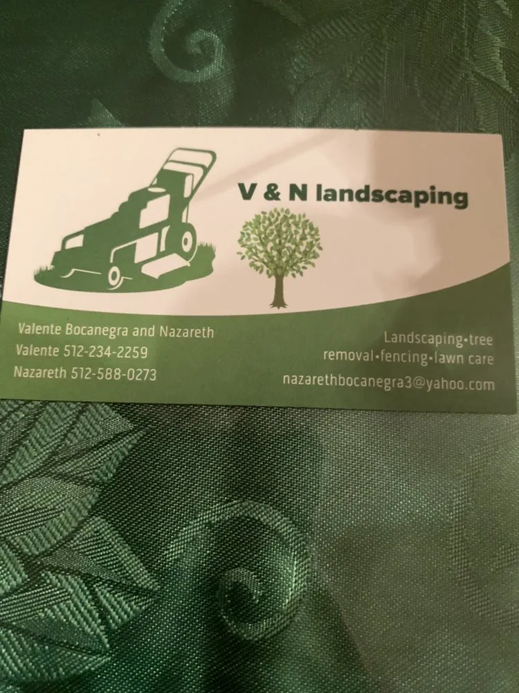 Expert landscape installation in Burnet, TX by V & N Landscaping