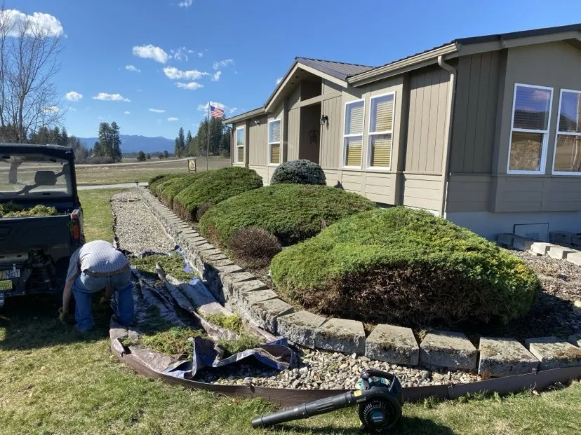 Affordable outdoor landscaping for beautiful yards in Priest River, ID by V & V Yard Care Services