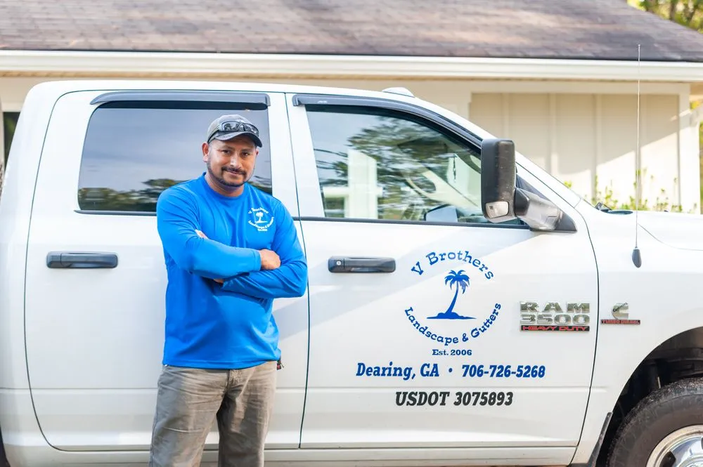 Top-rated outdoor landscaping near you in Dearing, GA by V Brothers Landscape & Gutters