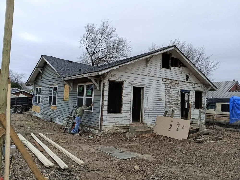 Professional outdoor landscaping for year-round maintenance in Tulsa, OK by V Construction