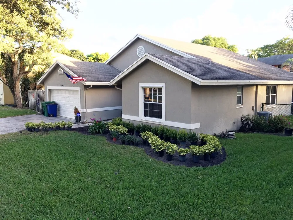 Expert garden landscaping near you in Pembroke Pines, FL by V-Green Landscaping