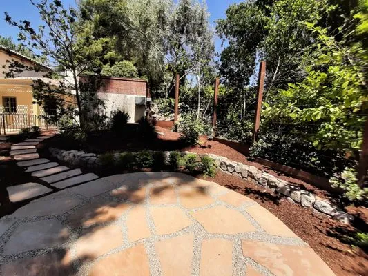 V Land-Tech Landscaping Logo