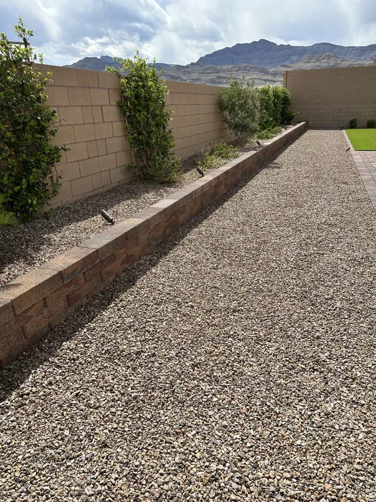 Professional garden landscaping for beautiful yards in North Las Vegas, NV by V M