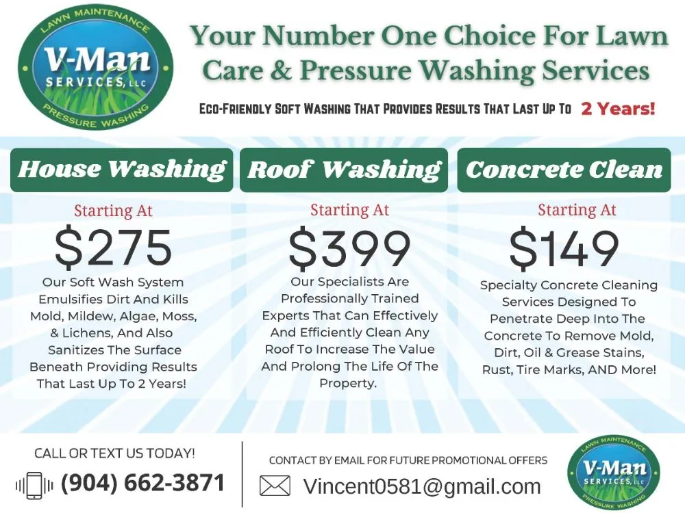 Local landscaping services in Middleburg, FL by V Man Services