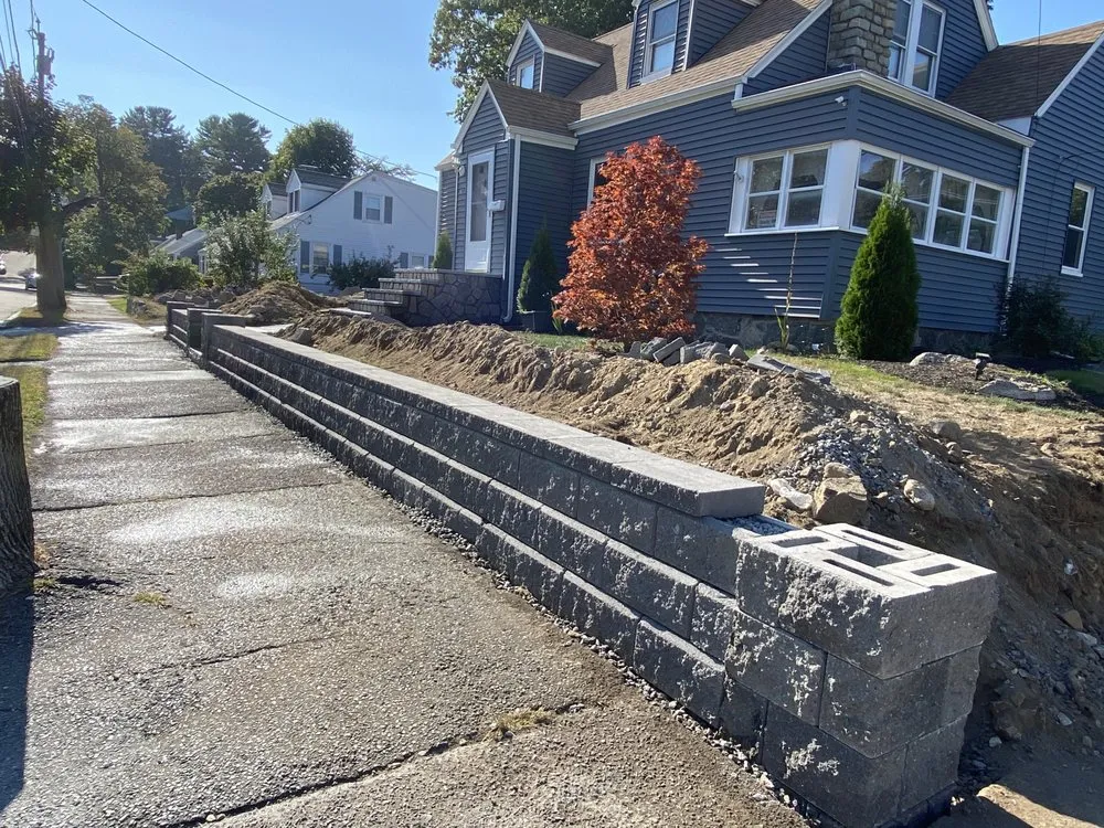 Custom residential landscaping for outdoor upgrades in Lynn, MA by V&A Landscaping & Hardscapes