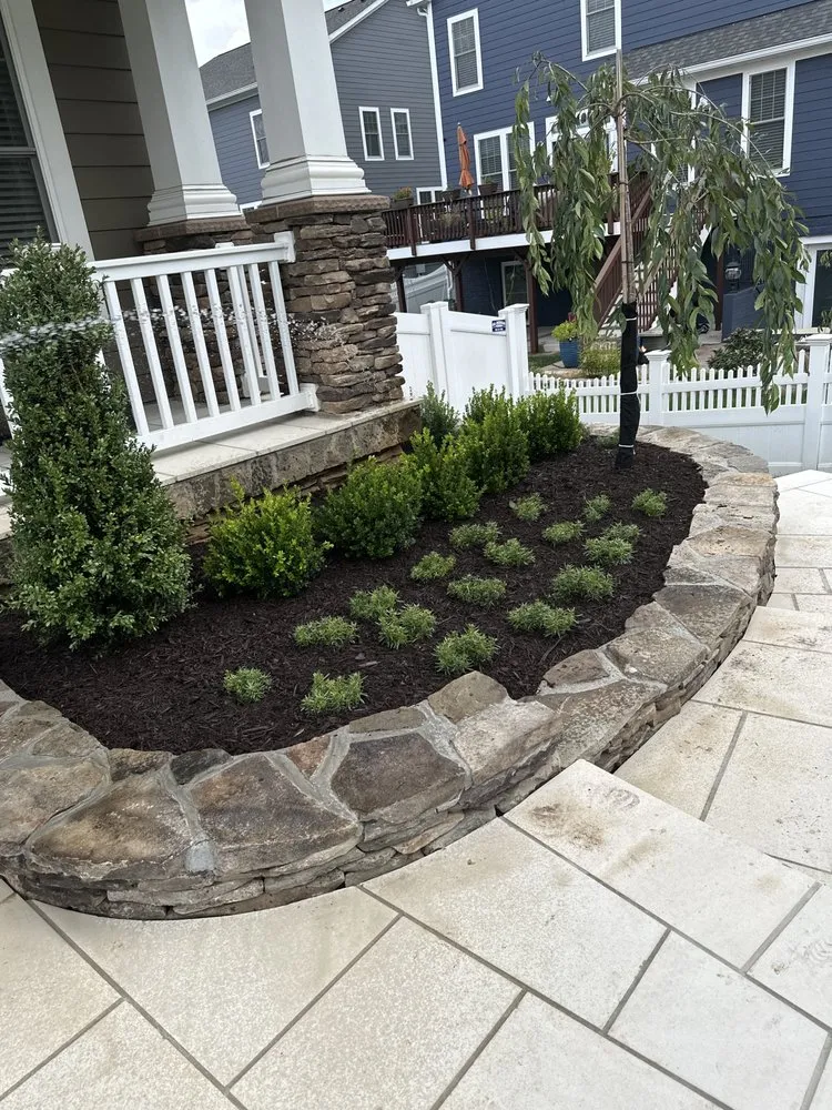 Custom outdoor landscaping in Manassas, VA by Vadillo Landscaping