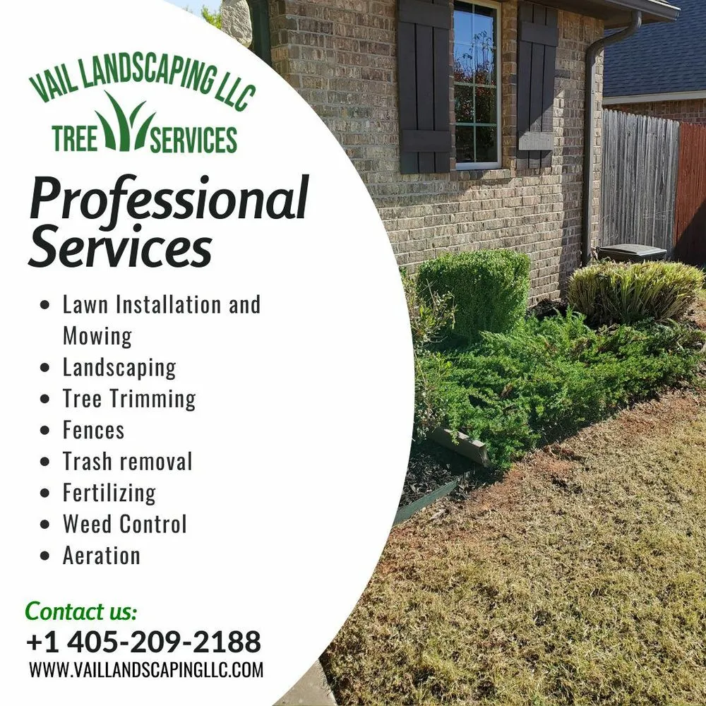 Expert yard maintenance in Oklahoma city, OK - Vail Landscaping and Tree Services