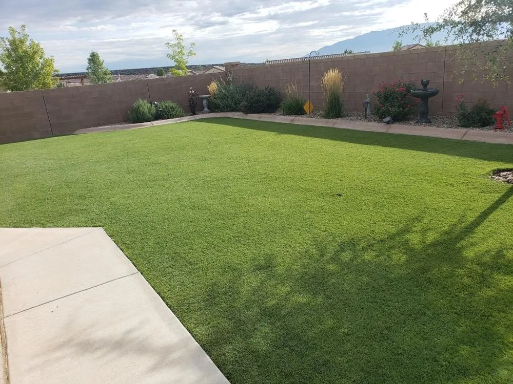 Professional landscape installation in Rio Rancho, NM by VALDOVINOSTHEHANDYMAN SERVICES