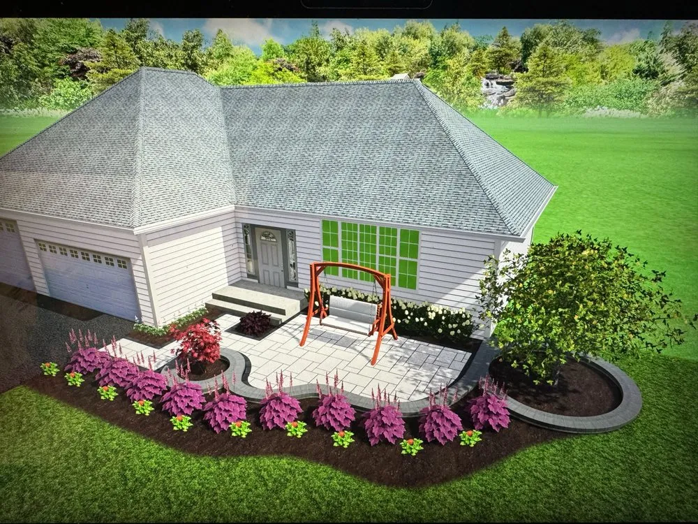 Custom landscape installation in Mundelein, IL - Valencia Landscapes