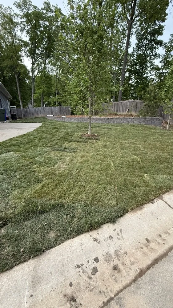 Affordable lawn mowing service for outdoor upgrades in Garner, NC by Valencia Stone & Hardscape