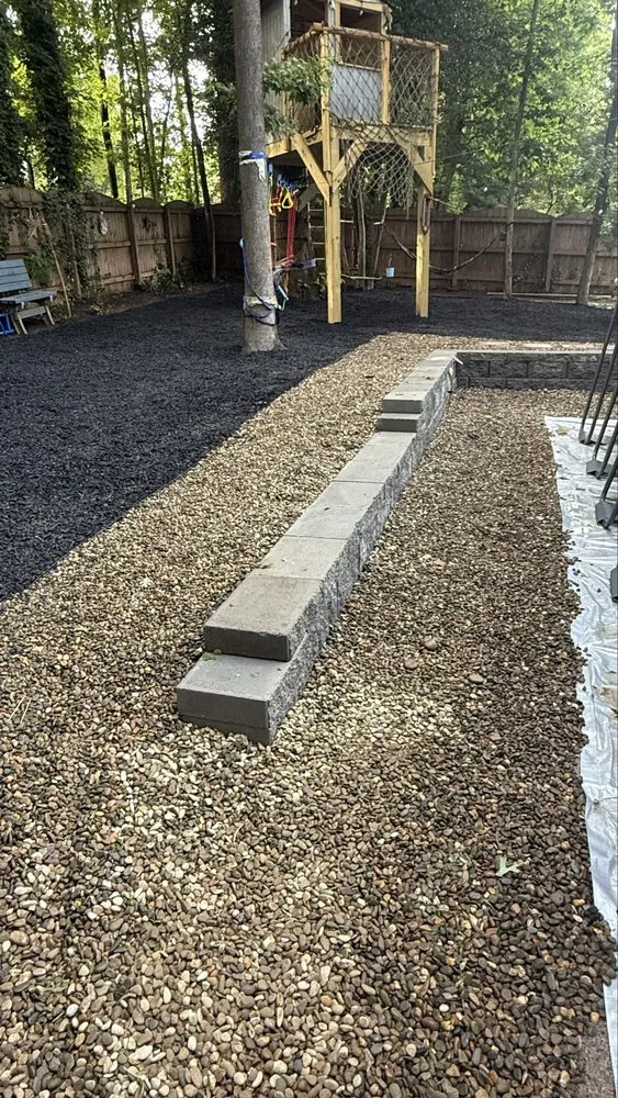 Local garden landscaping in Garner, NC by Valencia Stone & Hardscape