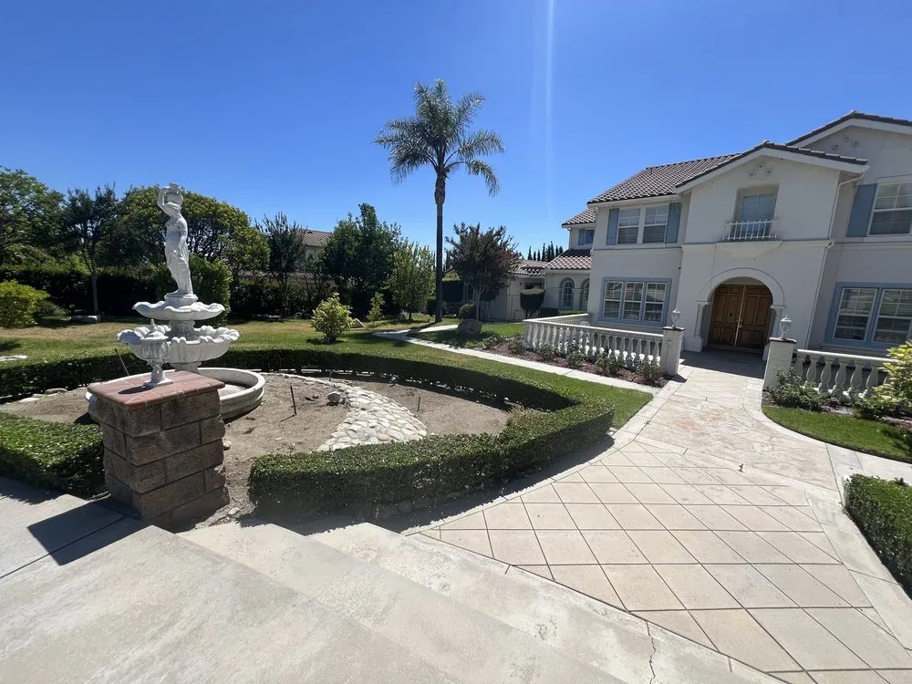 Custom outdoor landscaping for year-round maintenance in Azusa, CA by Valencia's Landcare