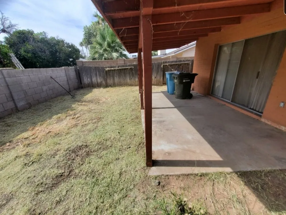 Custom yard maintenance for outdoor upgrades in Avondale, AZ by Valentine Landscaping