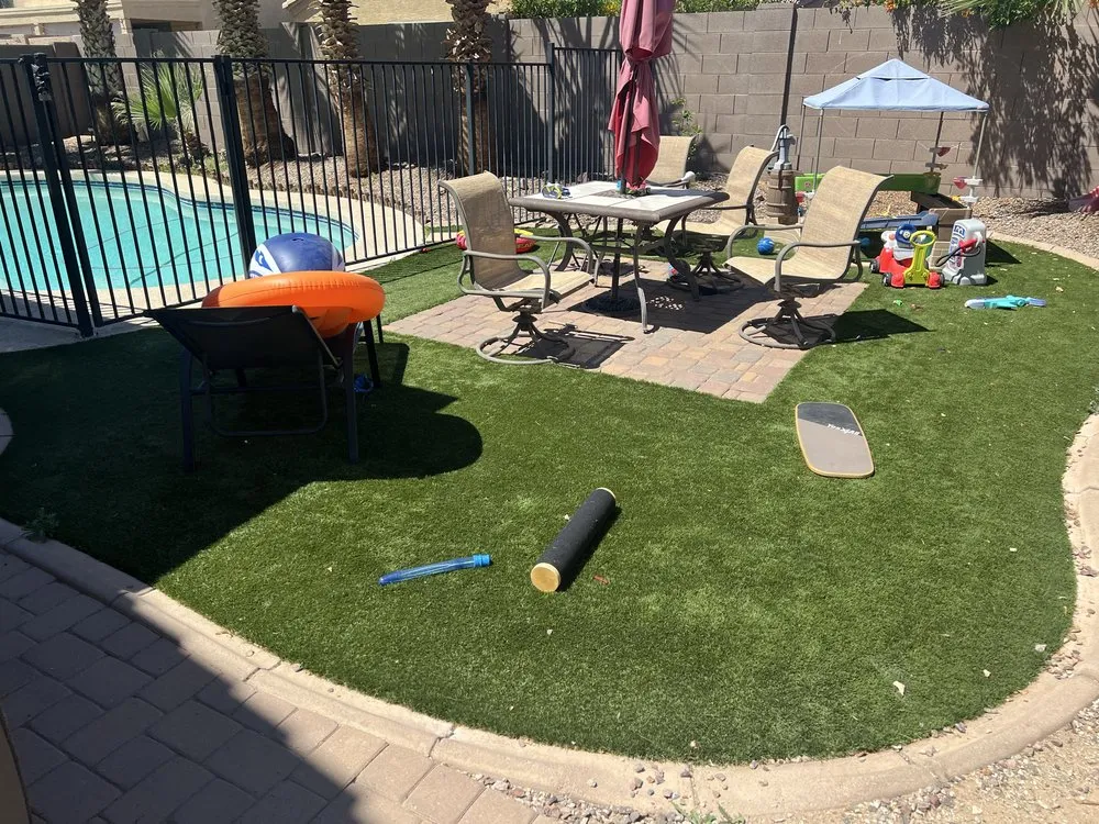 Affordable residential landscaping in Queen Creek, AZ by Valentine State Cleaning