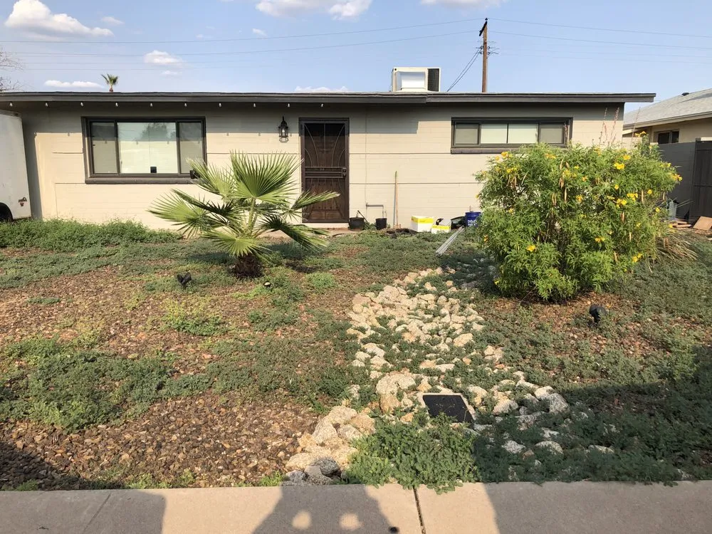 Expert yard cleanup service in Glendale, AZ by Valentin’s Landscape and Hardscape