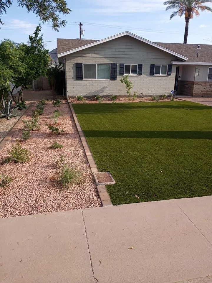 Professional landscape design in Phoenix, AZ by Valles Landscaping