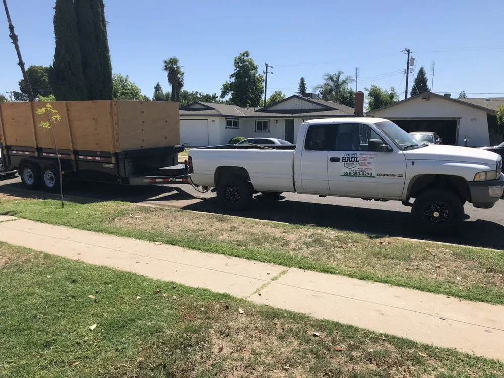 Professional lawn mowing service in Fresno, CA by Valley Haul