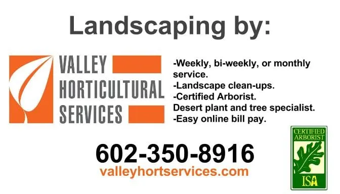 Custom lawn mowing service for homes across Phoenix, AZ - Valley Horticultural Services
