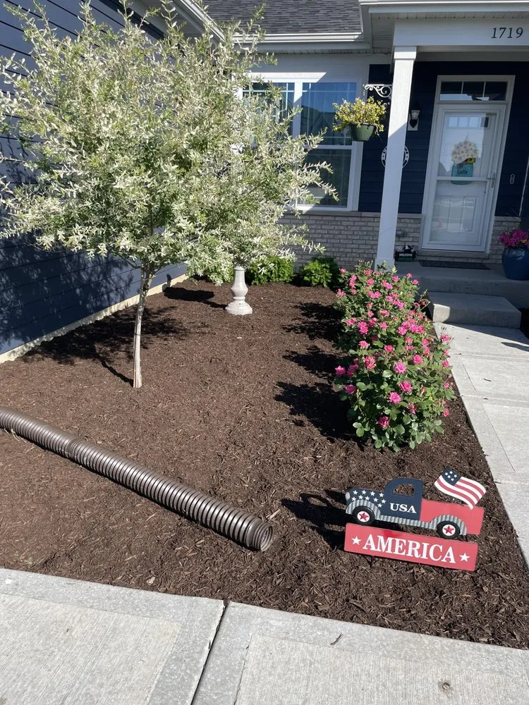 Local landscape installation in Shorewood, IL - Valley Landscape Management